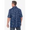 imageKingSize Mens Big ampamp Tall Lightweight Jersey PoloNavy Paisley