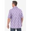 imageKingSize Mens Big ampamp Tall Lightweight Jersey PoloSoft Purple Bull