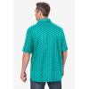 imageKingSize Mens Big ampamp Tall Lightweight Jersey PoloTidal Green Geo