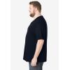 imageKingSize Mens Big ampamp Tall ShrinkLess Lightweight VNeck Pocket TShirtBlack