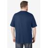 imageKingSize Mens Big ampamp Tall ShrinkLess Lightweight VNeck Pocket TShirtNavy