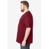 imageKingSize Mens Big ampamp Tall ShrinkLess Lightweight VNeck Pocket TShirtRich Burgundy