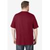 imageKingSize Mens Big ampamp Tall ShrinkLess Lightweight VNeck Pocket TShirtRich Burgundy