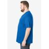 imageKingSize Mens Big ampamp Tall ShrinkLess Lightweight VNeck Pocket TShirtRoyal Blue