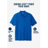 imageKingSize Mens Big ampamp Tall ShrinkLess Piqu Polo ShirtHeather Blue