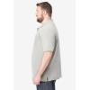 imageKingSize Mens Big ampamp Tall ShrinkLess Piqu Polo ShirtHeather Grey