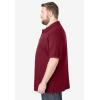 imageKingSize Mens Big ampamp Tall ShrinkLess Piqu Polo ShirtRich Burgundy