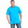 imageKingSize Mens Big ampamp Tall ShrinkLess Piqu Polo ShirtVintage Purple