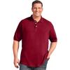 imageKingSize Mens Big ampamp Tall ShrinkLess Piqu Polo ShirtVintage Purple