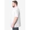 imageKingSize Mens Big ampamp Tall ShrinkLess Piqu Polo ShirtWhite