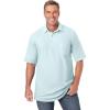 imageKingSize Mens Big ampamp Tall Lightweight Jersey PoloCool Blue