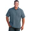 imageKingSize Mens Big ampamp Tall Lightweight Jersey PoloNavy Geo