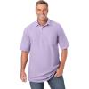 imageKingSize Mens Big ampamp Tall Lightweight Jersey PoloSoft Purple