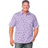 imageKingSize Mens Big ampamp Tall Lightweight Jersey PoloSoft Purple Bull