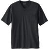 imageKingSize Mens Big ampamp Tall ShrinkLess Lightweight VNeck Pocket TShirtHeather Charcoal