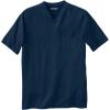 imageKingSize Mens Big ampamp Tall ShrinkLess Lightweight VNeck Pocket TShirtNavy