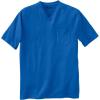 imageKingSize Mens Big ampamp Tall ShrinkLess Lightweight VNeck Pocket TShirtRoyal Blue