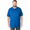 imageKingSize Mens Big ampamp Tall ShrinkLess Piqu Polo ShirtRoyal Blue