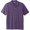 imageKingSize Mens Big ampamp Tall ShrinkLess Piqu Polo ShirtVintage Purple