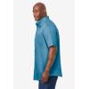 imageKingSize Mens Big ampamp Tall Short Sleeve WrinkleFree Sport ShirtAtlantic Blue