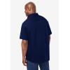 imageKingSize Mens Big ampamp Tall Short Sleeve WrinkleFree Sport ShirtNavy