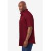 imageKingSize Mens Big ampamp Tall Short Sleeve WrinkleFree Sport ShirtRich Burgundy