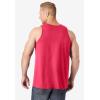 imageKingSize Mens Big ampamp Tall ShrinkLess Lightweight LongerLength TankGrey Stripe