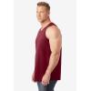 imageKingSize Mens Big ampamp Tall ShrinkLess Lightweight LongerLength TankRed Marl