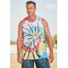 imageKingSize Mens Big ampamp Tall ShrinkLess Lightweight LongerLength TankRed Marl