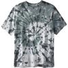 imageKingSize Mens Big ampamp Tall Lightweight TieDye Crewneck TeeGrey Tie Dye