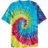 imageKingSize Mens Big ampamp Tall Lightweight TieDye Crewneck TeeNeon Tie Dye