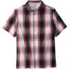 imageKingSize Mens Big ampamp Tall Short Sleeve Printed Check Sport ShirtBlack Check