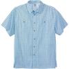 imageKingSize Mens Big ampamp Tall Short Sleeve Printed Check Sport ShirtBlue Check