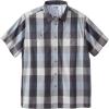 imageKingSize Mens Big ampamp Tall Short Sleeve Printed Check Sport ShirtGrey Buffalo Check