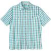 imageKingSize Mens Big ampamp Tall Short Sleeve Printed Check Sport ShirtLight Teal Check