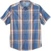 imageKingSize Mens Big ampamp Tall Short Sleeve WrinkleFree Sport ShirtDusty Blue Plaid