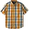 imageKingSize Mens Big ampamp Tall Short Sleeve WrinkleFree Sport ShirtKhaki Check