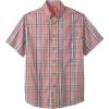 imageKingSize Mens Big ampamp Tall Short Sleeve WrinkleFree Sport ShirtSalmon Plaid