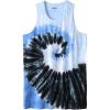 imageKingSize Mens Big ampamp Tall ShrinkLess Lightweight LongerLength TankCool Blue Tie Dye