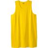 imageKingSize Mens Big ampamp Tall ShrinkLess Lightweight LongerLength TankCyber Yellow