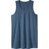 imageKingSize Mens Big ampamp Tall ShrinkLess Lightweight LongerLength TankHeather Slate Blue