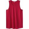 imageKingSize Mens Big ampamp Tall ShrinkLess Lightweight LongerLength TankRed