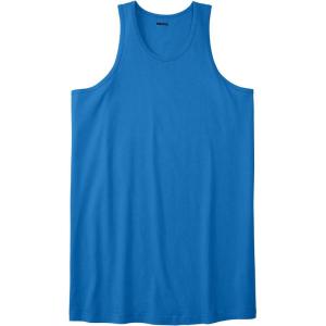 imageKingSize Mens Big ampamp Tall ShrinkLess Lightweight LongerLength TankRoyal Blue