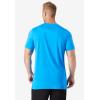 imageKingSize Mens Big ampamp Tall No Sweat LongerLength Short Sleeve Crewneck TeeElectric Blue