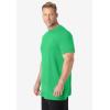 imageKingSize Mens Big ampamp Tall No Sweat LongerLength Short Sleeve Crewneck TeeElectric Green