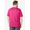 imageKingSize Mens Big ampamp Tall ShrinkLess Lightweight Crewneck TShirtElectric Pink