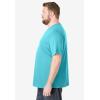 imageKingSize Mens Big ampamp Tall ShrinkLess Lightweight Crewneck TShirtMaui Blue