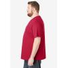 imageKingSize Mens Big ampamp Tall ShrinkLess Lightweight Crewneck TShirtRed Marble