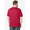 imageKingSize Mens Big ampamp Tall ShrinkLess Lightweight Crewneck TShirtRed Marl