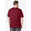 imageKingSize Mens Big ampamp Tall ShrinkLess Lightweight Crewneck TShirtRich Burgundy